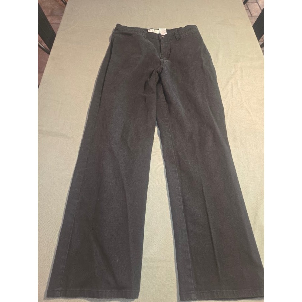 FDJ French Dressing Jeans Womens‎ 12P Petite Suzanne Black Straight Leg 836083R